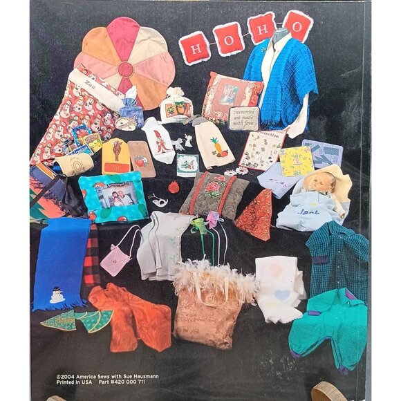 America Sews With Sue Hausmann 2004 Sewing Guide Book - Picture 2 of 2